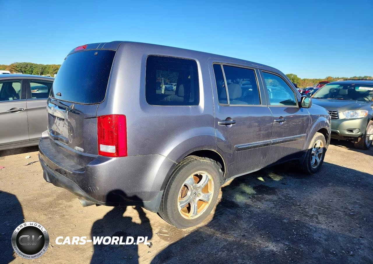 2015 Honda Pilot Exl VIN:5FNYF4H64FB011577 - 3