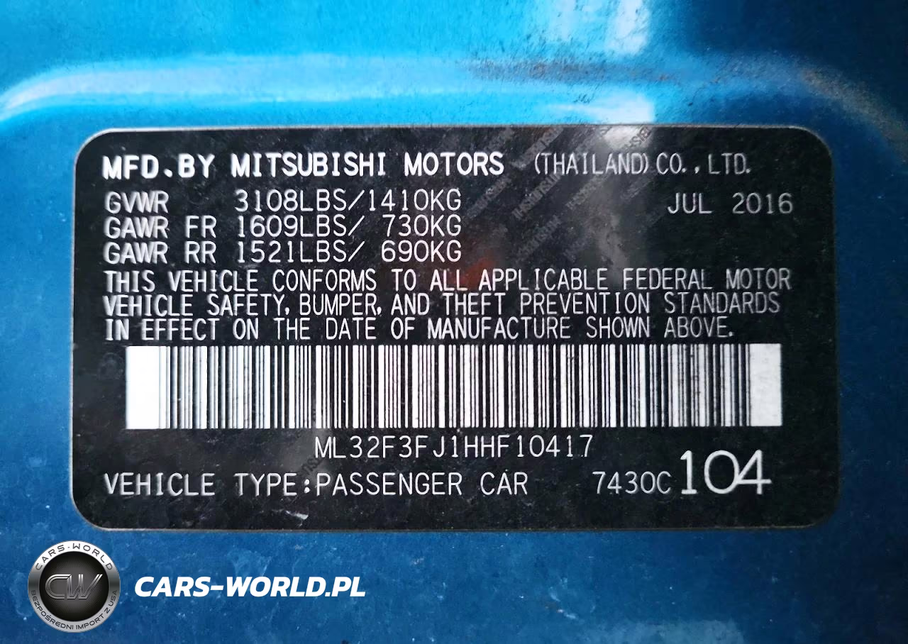 2017 Mitsubishi Mirage G4 Es VIN:ML32F3FJ1HHF10417 - 12