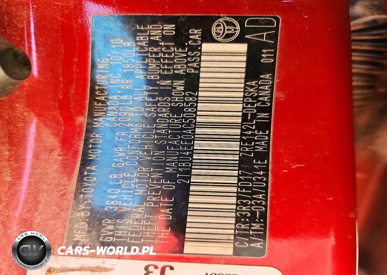 2010 Toyota Corolla S VIN:2T1BU4EE0AC508582 - 12