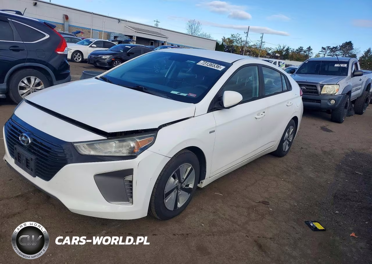 2017 Hyundai Ioniq Blue VIN:KMHC65LC5HU030609 - 1