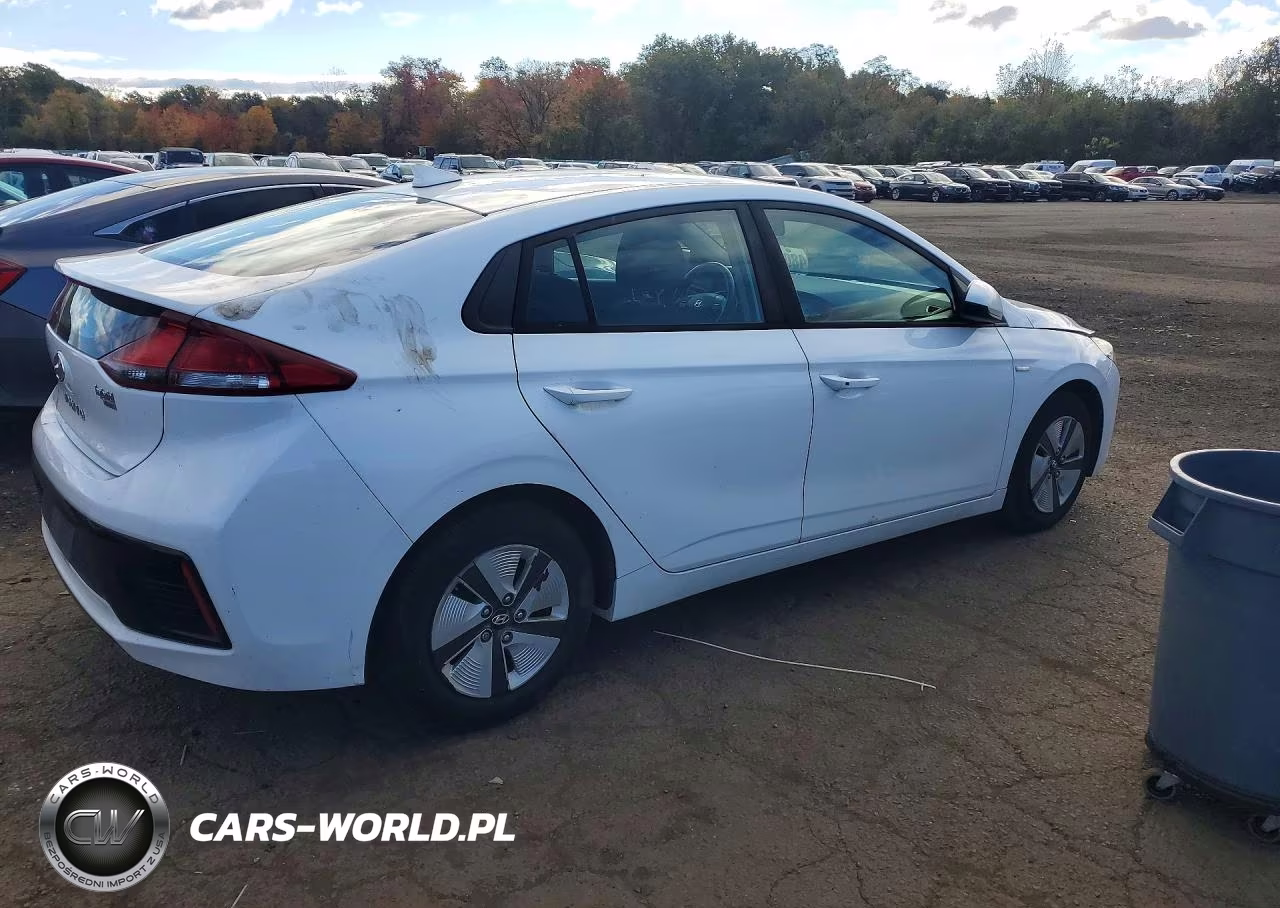 2017 Hyundai Ioniq Blue VIN:KMHC65LC5HU030609 - 3