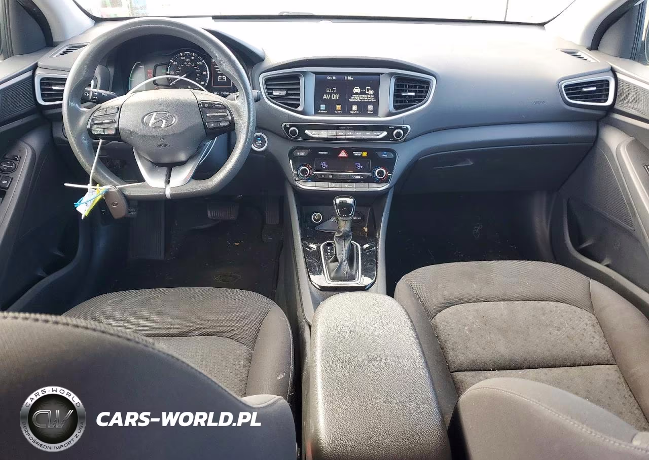 2017 Hyundai Ioniq Blue VIN:KMHC65LC5HU030609 - 8