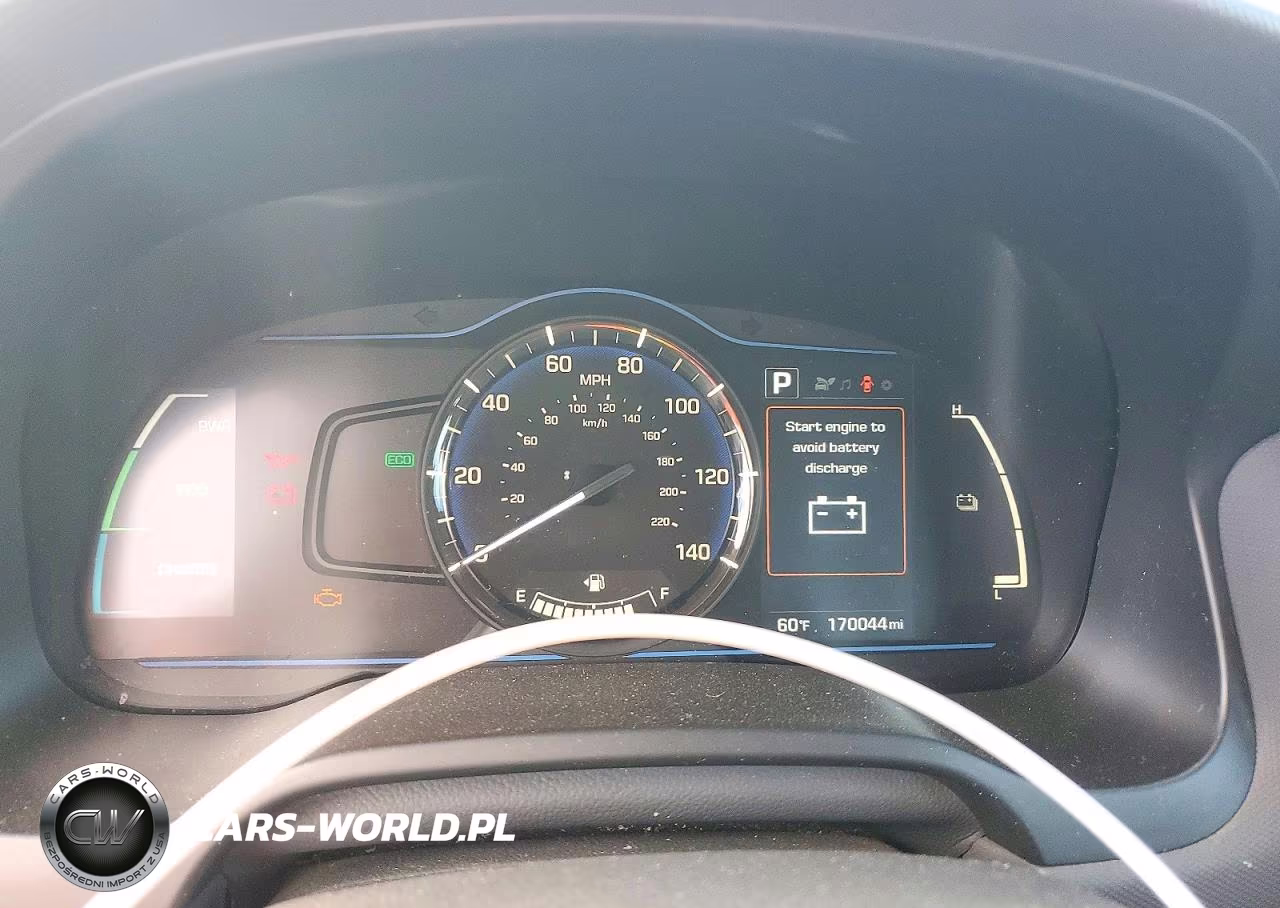 2017 Hyundai Ioniq Blue VIN:KMHC65LC5HU030609 - 9