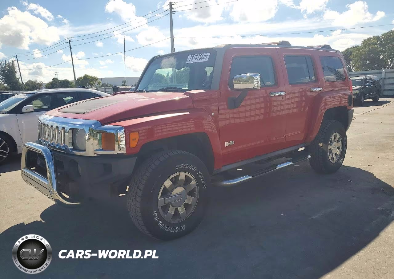 2008 Hummer H3 VIN:5GTEN13E188181104 - 1