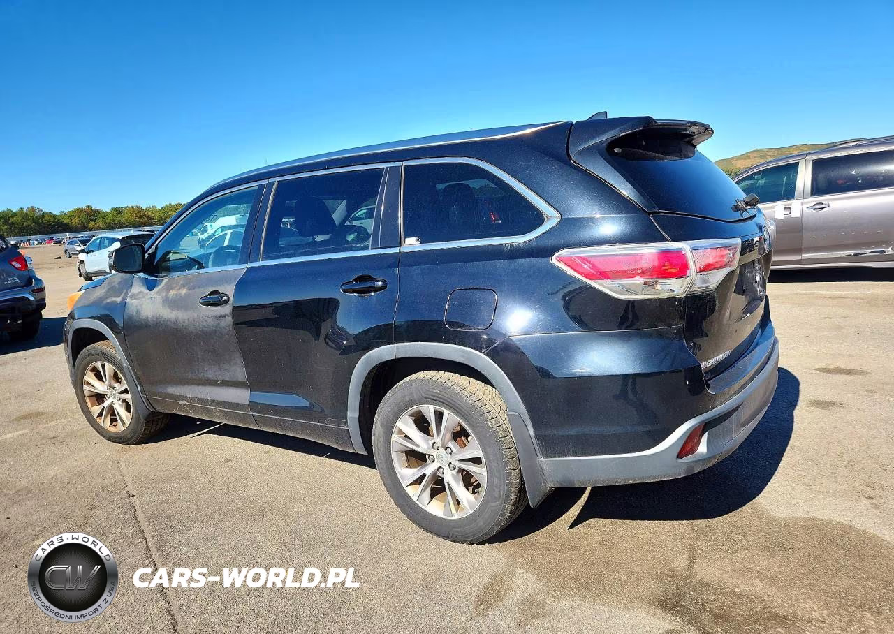 2015 Toyota Highlander Xle VIN:5TDJKRFH1FS103840 - 2