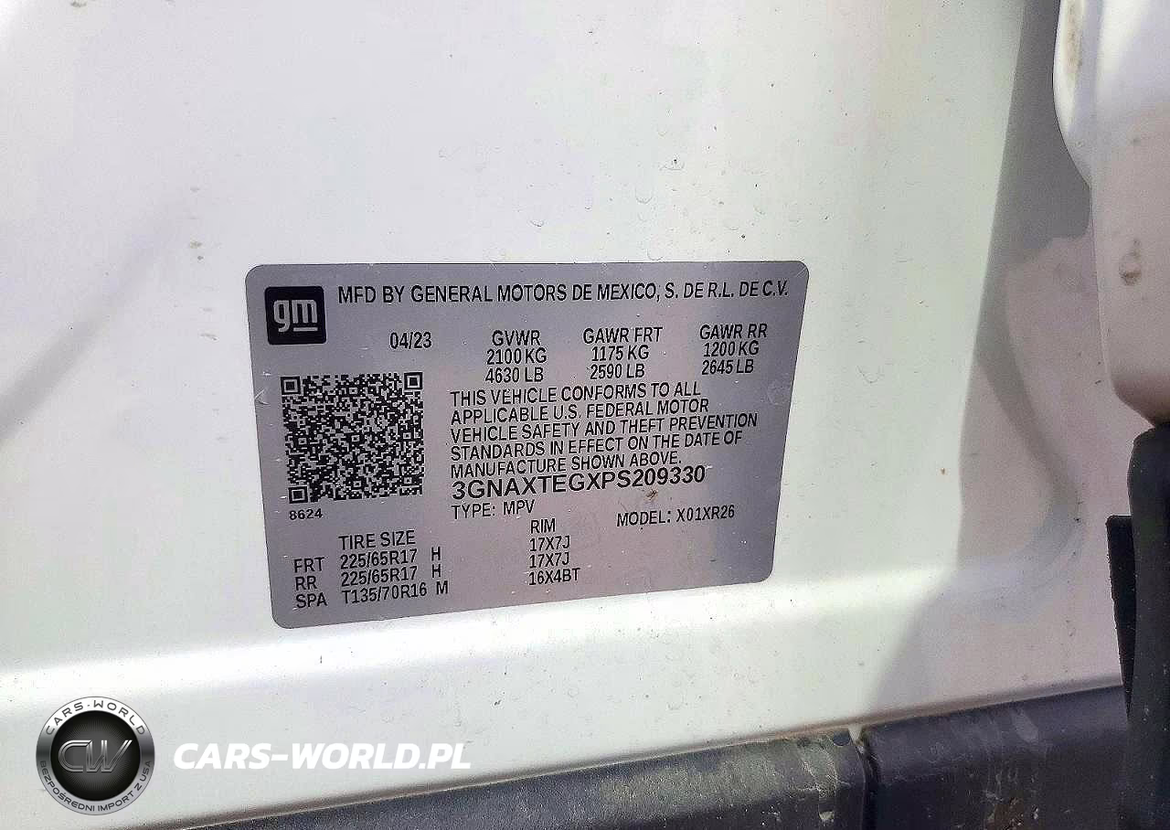 2023 Chevrolet Equinox Lt VIN:3GNAXTEGXPS209330 - 13