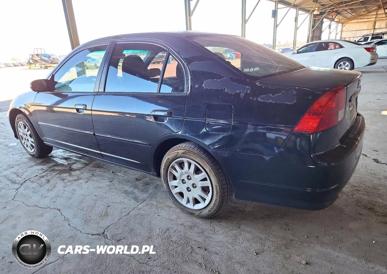 2004 Honda Civic Lx VIN:1HGES16524L021334 - 3