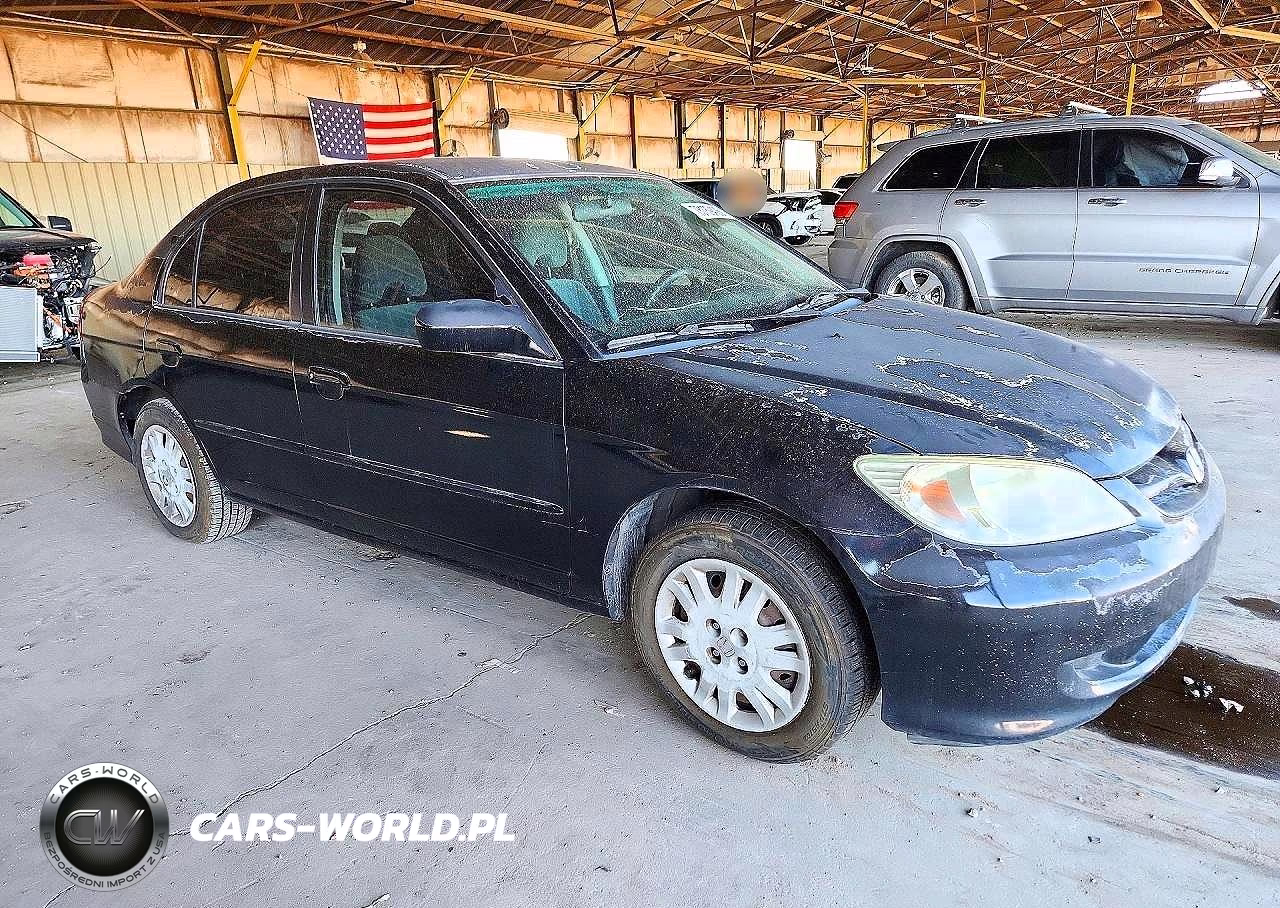 2004 Honda Civic Lx VIN:1HGES16524L021334 - 6