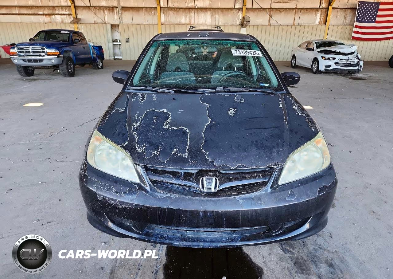 2004 Honda Civic Lx VIN:1HGES16524L021334 - 7