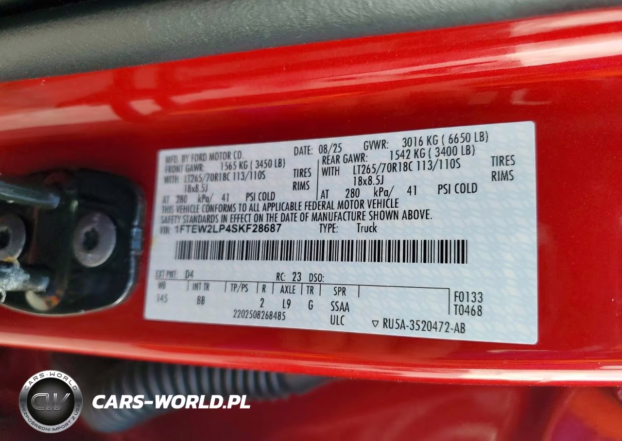 2025 Ford F-150 Stx VIN:1FTEW2LP4SKF28687 - 12