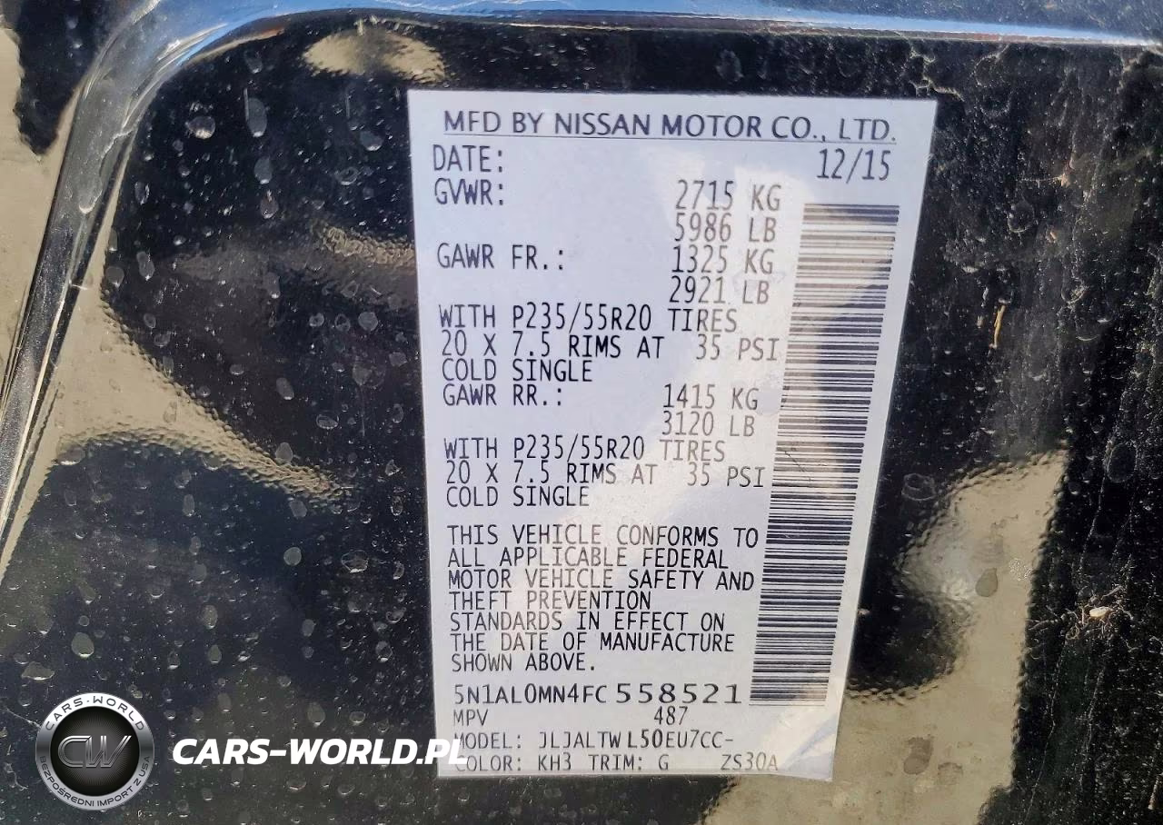 2015 Infiniti Qx60 VIN:5N1AL0MN4FC558521 - 13