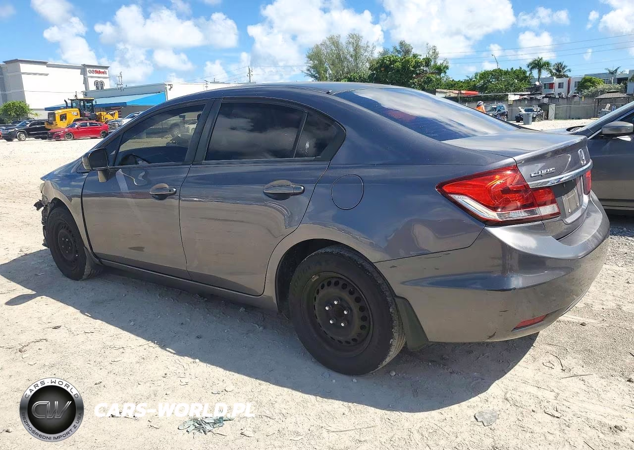 2014 Honda Civic Lx VIN:19XFB2F51EE021733 - 2