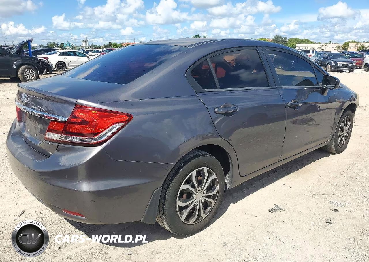 2014 Honda Civic Lx VIN:19XFB2F51EE021733 - 3