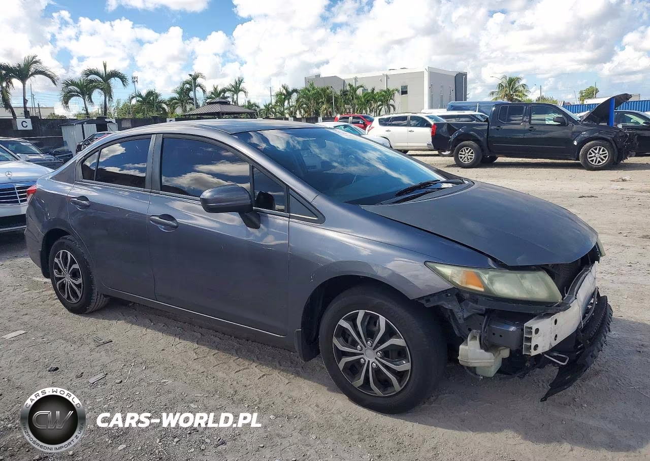 2014 Honda Civic Lx VIN:19XFB2F51EE021733 - 4