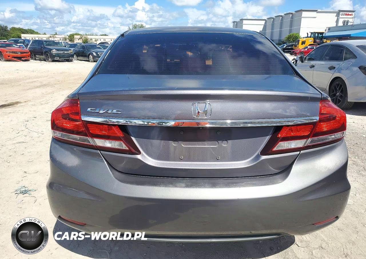 2014 Honda Civic Lx VIN:19XFB2F51EE021733 - 6