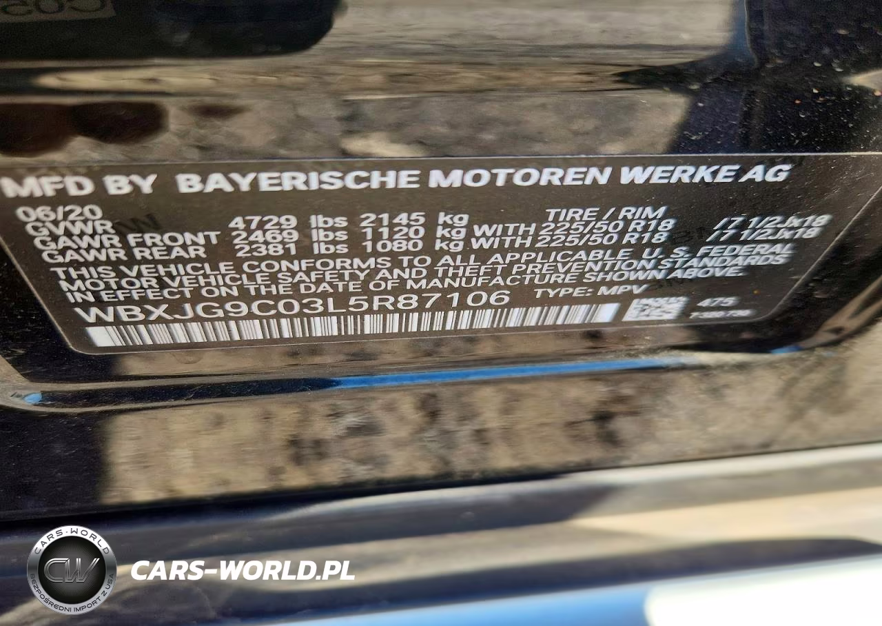 2020 BMW X1 xDrive28I VIN:WBXJG9C03L5R87106 - 13