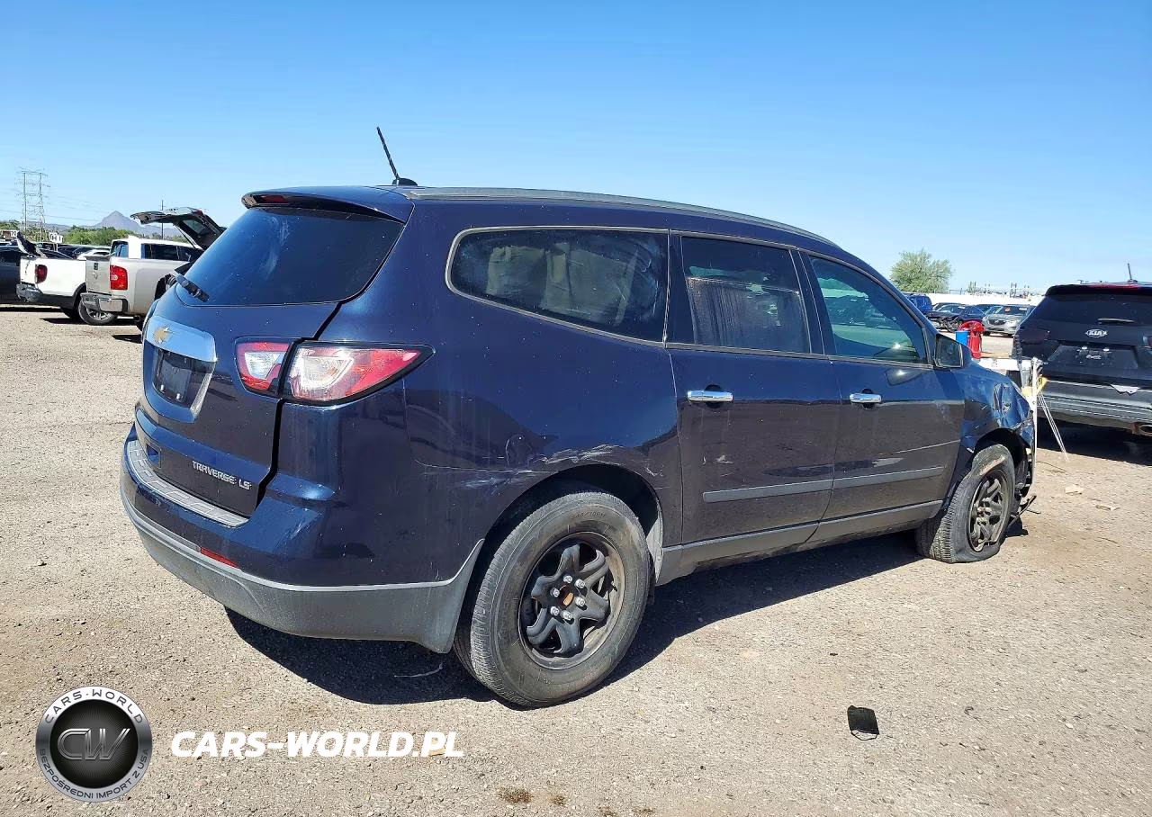2015 Chevrolet Traverse Ls VIN:1GNKRFED1FJ356710 - 3