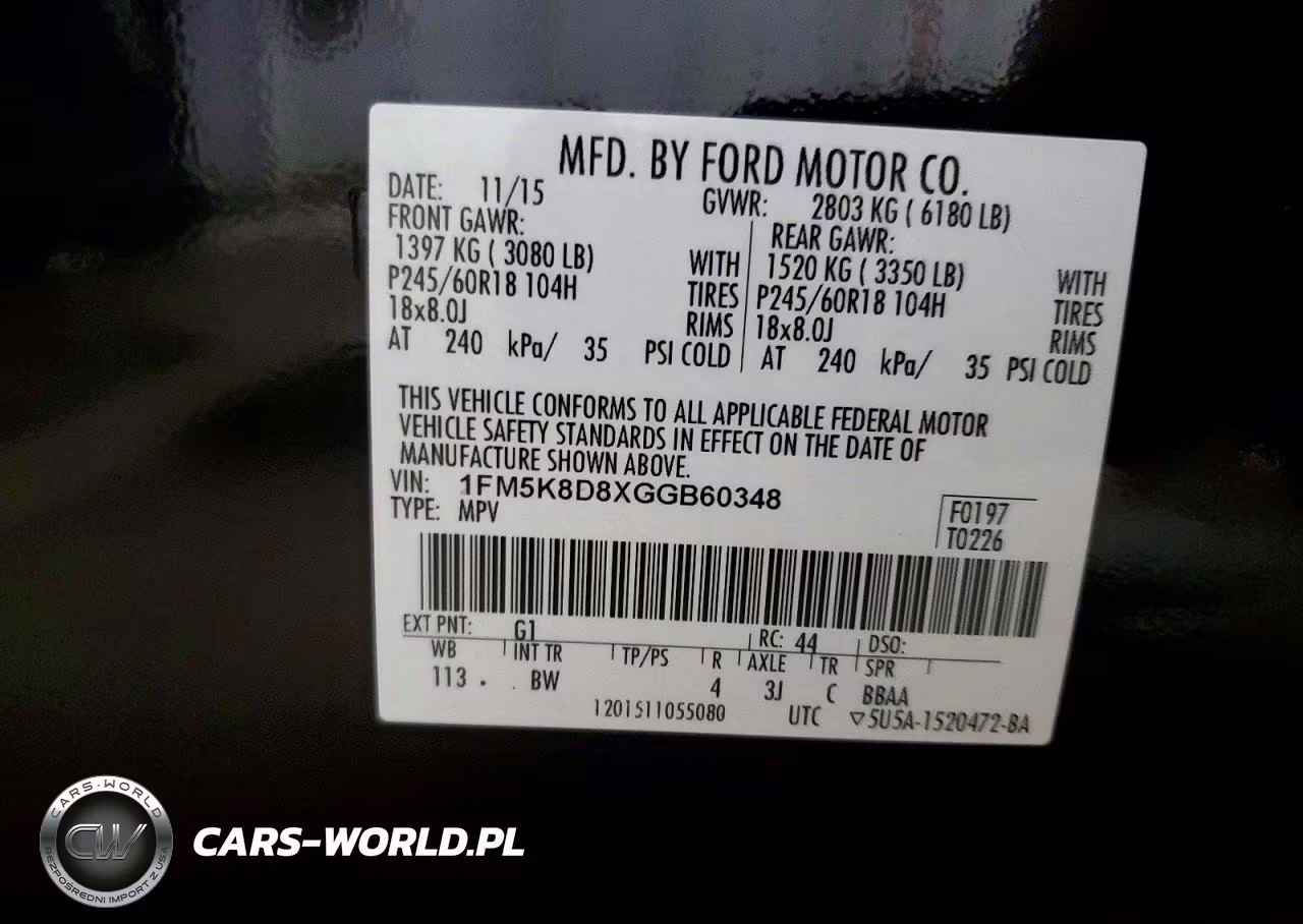2016 Ford Explorer Xlt VIN:1FM5K8D8XGGB60348 - 13