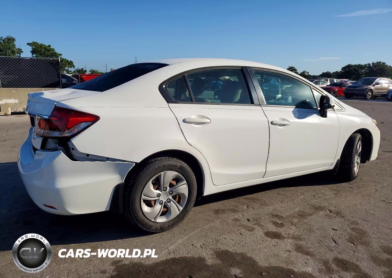 2013 Honda Civic Lx VIN:19XFB2F53DE095475 - 3