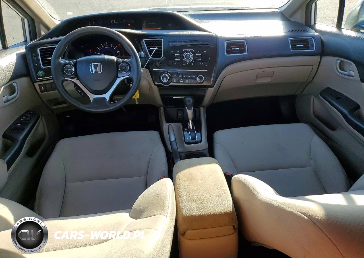 2013 Honda Civic Lx VIN:19XFB2F53DE095475 - 8