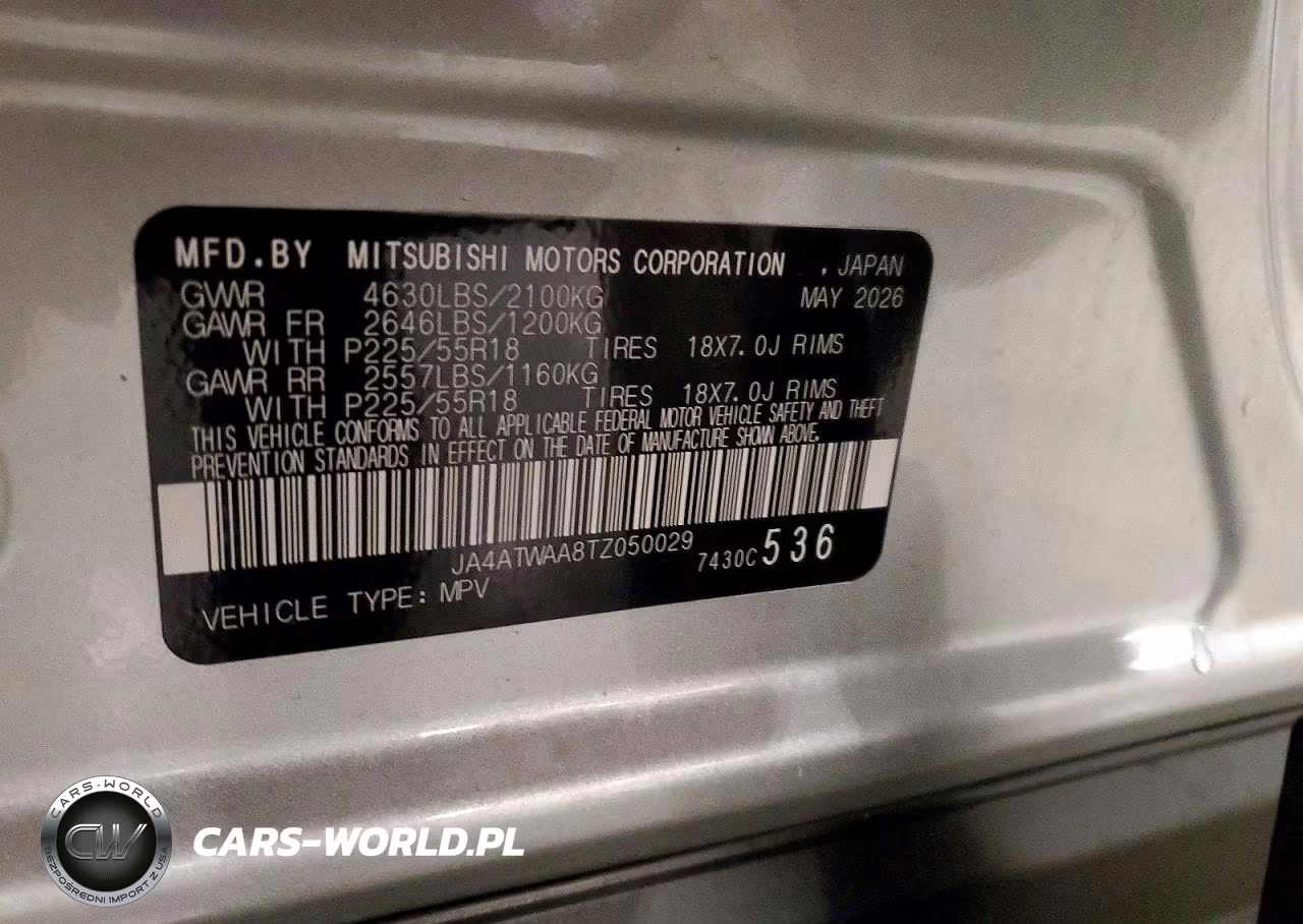 2026 Mitsubishi Eclipse Cross Se VIN:JA4ATWAA8TZ050029 - 13