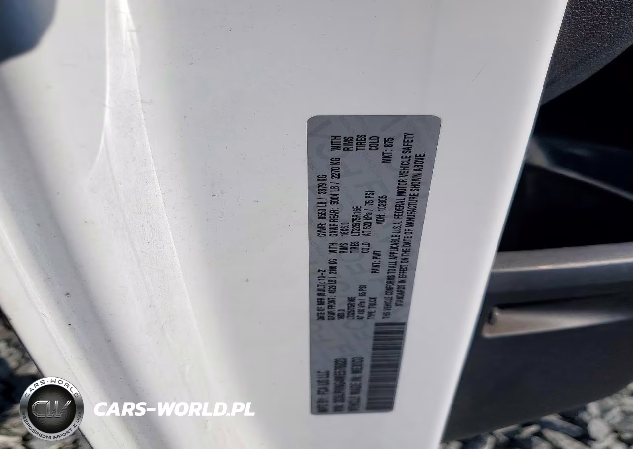 2021 Ram Promaster 1500 1500 Standard VIN:3C6LRVNG4ME576023 - 13