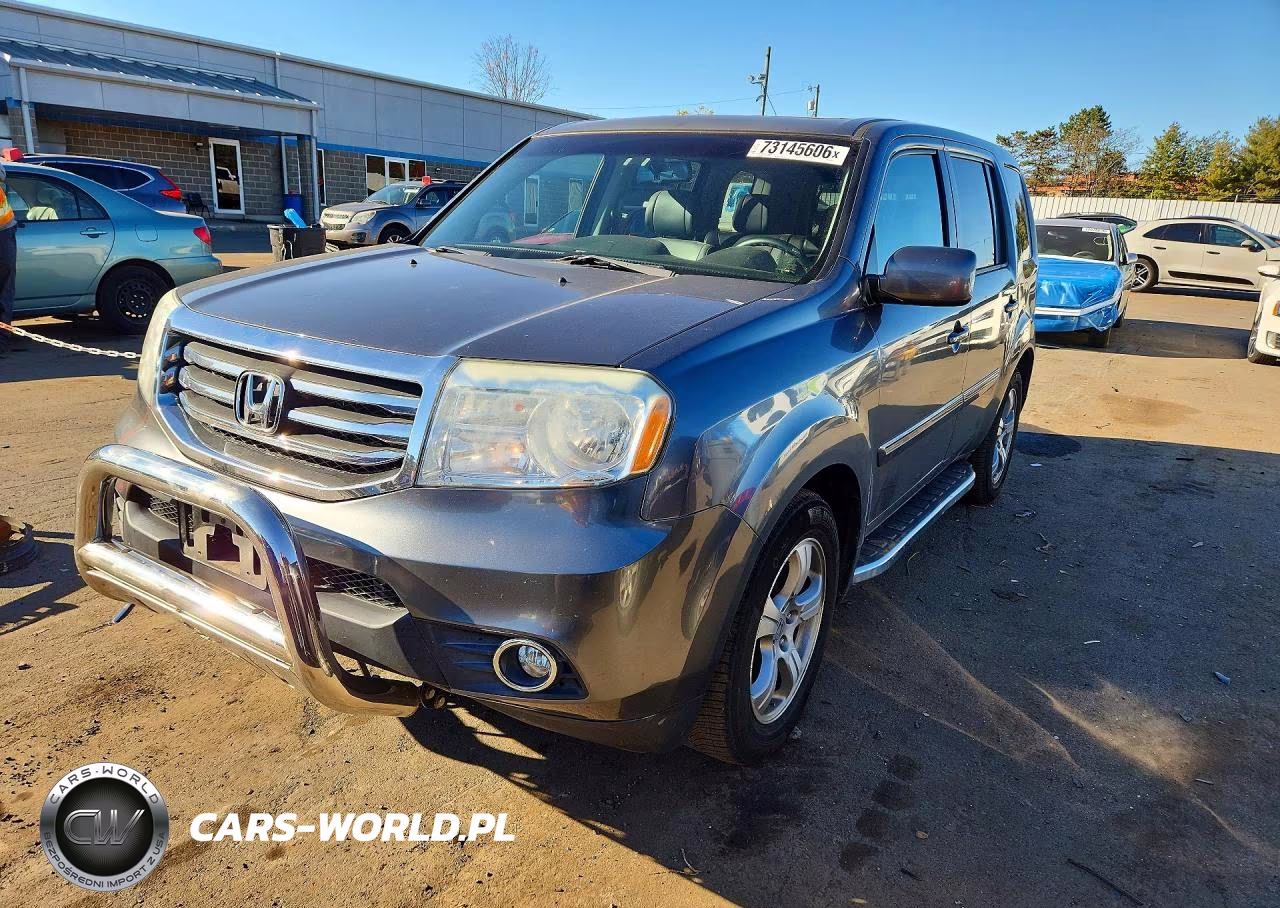 2012 Honda Pilot Exln VIN:5FNYF4H78CB054954 - 1