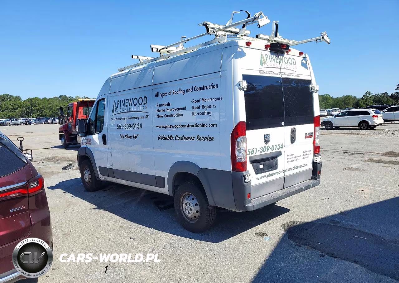 2018 Ram Promaster 1500 1500 High VIN:3C6TRVBGXJE102285 - 2