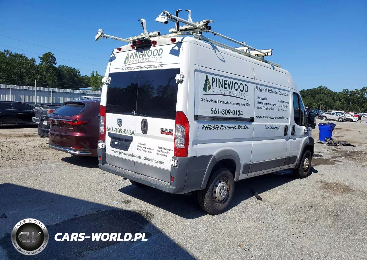 2018 Ram Promaster 1500 1500 High VIN:3C6TRVBGXJE102285 - 3