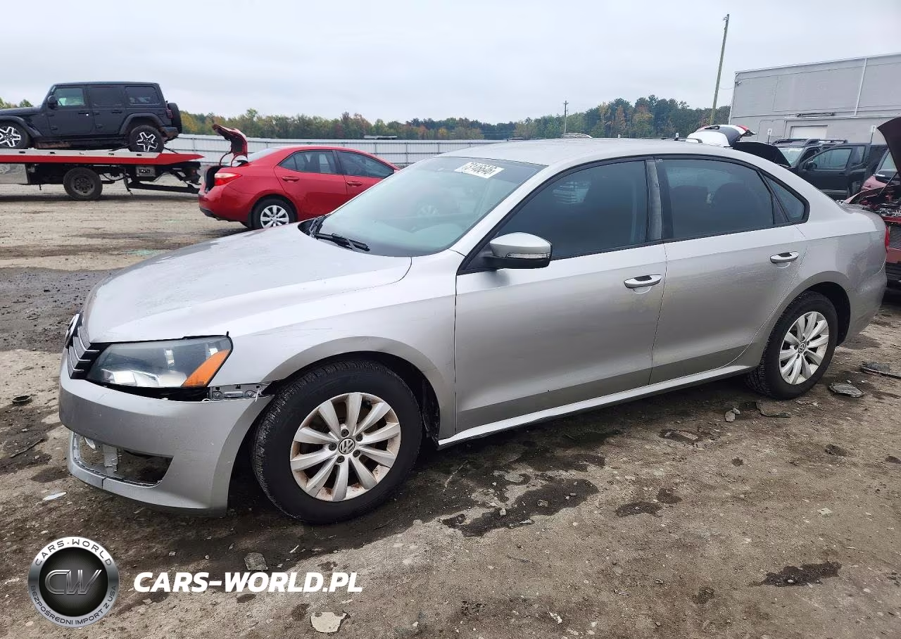 2013 Volkswagen Passat S VIN:1VWAP7A3XDC061908 - 1