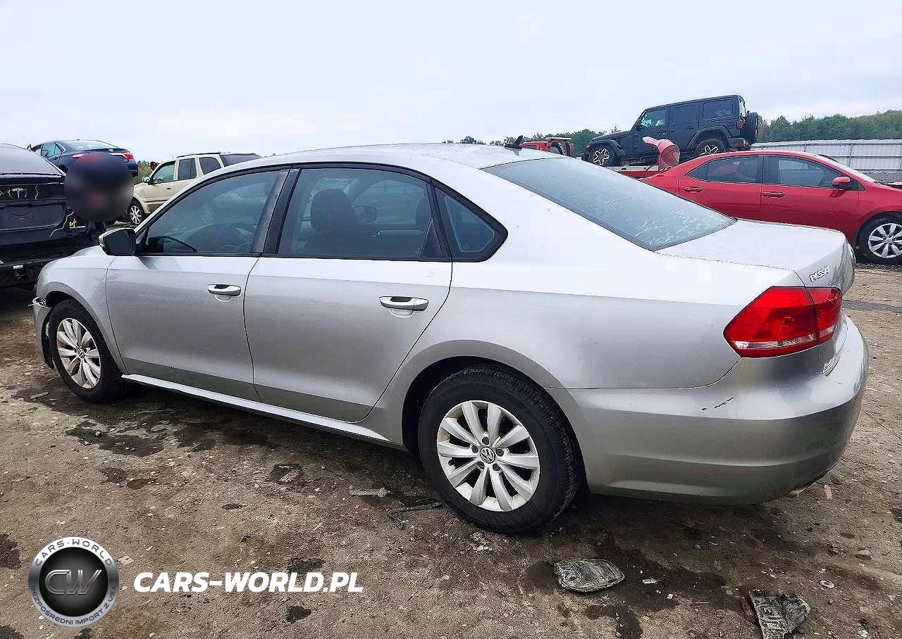 2013 Volkswagen Passat S VIN:1VWAP7A3XDC061908 - 2