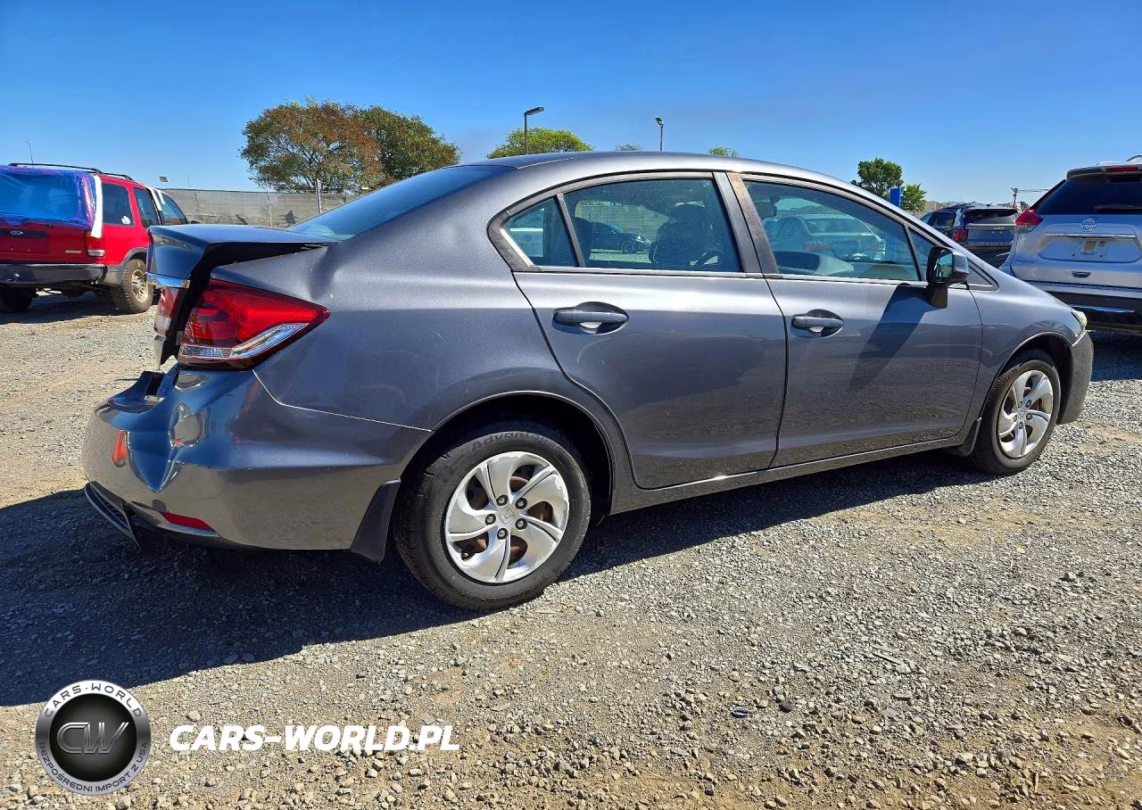 2013 Honda Civic Lx VIN:19XFB2F53DE269593 - 3
