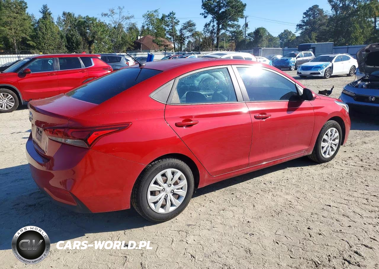 2022 Hyundai Accent Se VIN:3KPC24A62NE168142 - 3