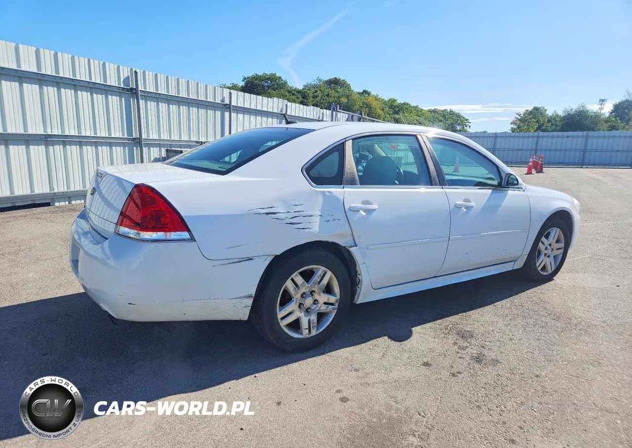 2012 Chevrolet Impala Lt VIN:2G1WG5E35C1254858 - 3