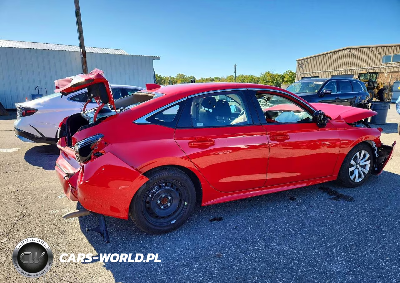 2026 Honda Civic Lx VIN:2HGFE2F20TH571070 - 3