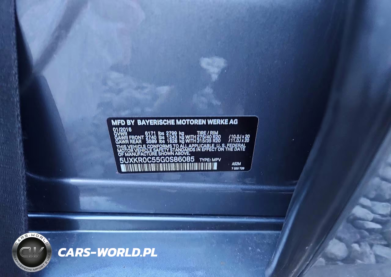 2016 BMW X5 xDrive35I VIN:5UXKR0C55G0S86085 - 13