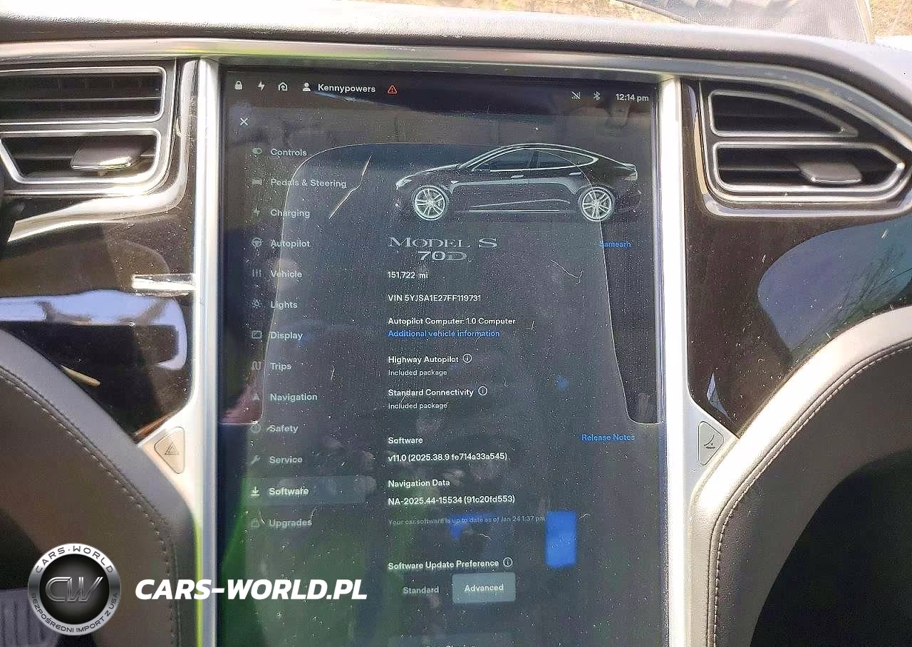 2015 Tesla Model S VIN:5YJSA1E27FF119731 - 9
