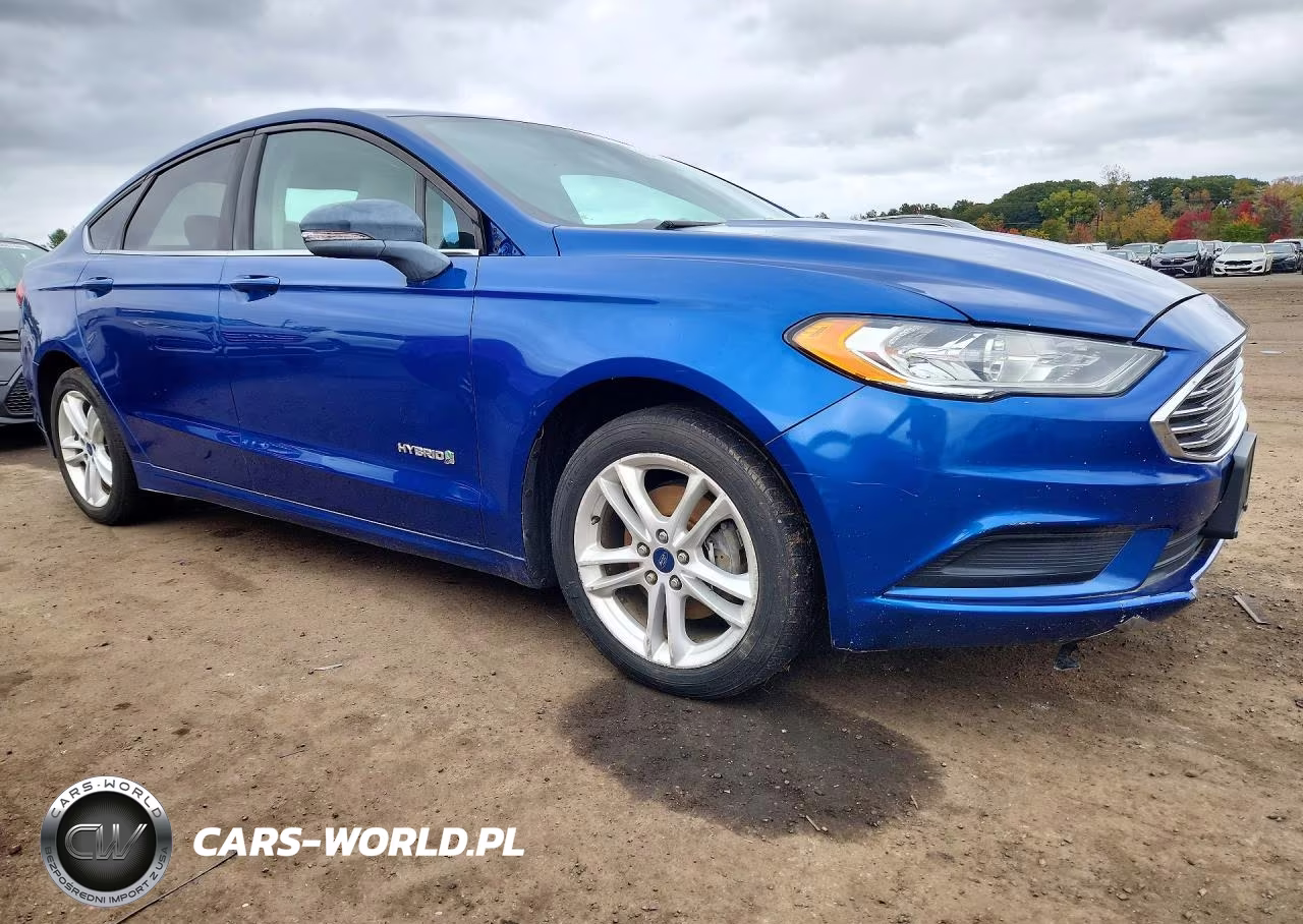 2018 Ford Fusion S Hybrid VIN:3FA6P0UU1JR122926 - 4
