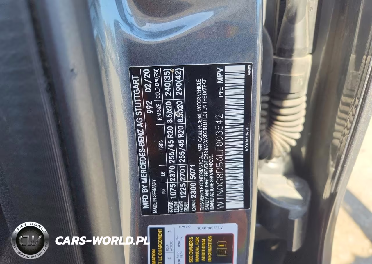 2020 Mercedes-Benz Glc 300 VIN:W1N0G8DB6LF803542 - 13