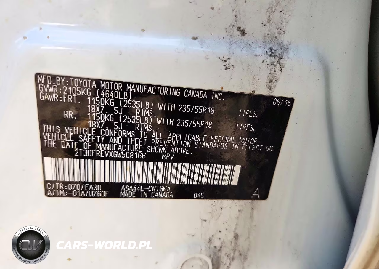 2016 Toyota Rav4 Limited VIN:2T3DFREVXGW508166 - 13