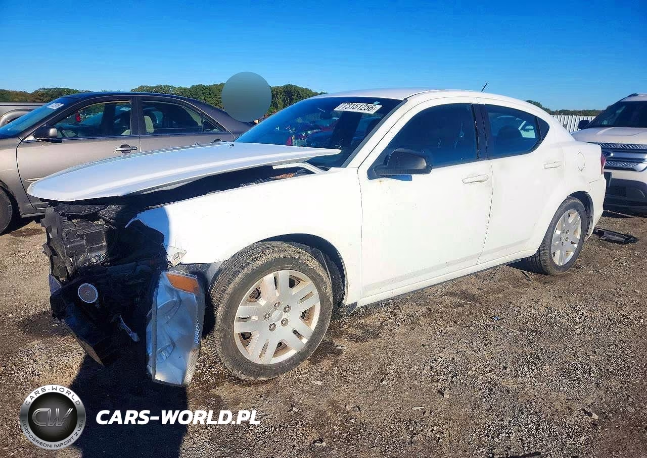 2014 Dodge Avenger Se VIN:1C3CDZABXEN234733 - 1
