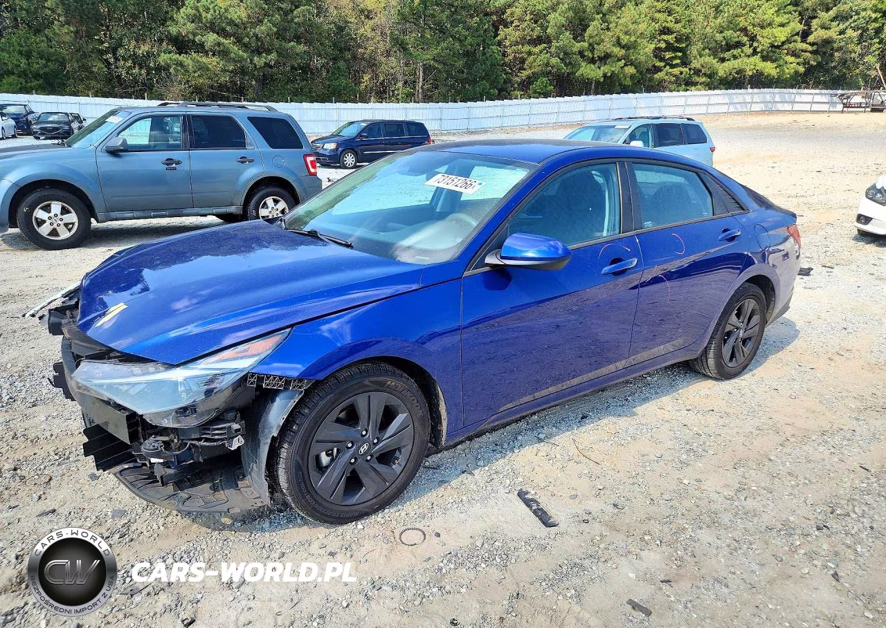 2021 Hyundai Elantra Sel VIN:5NPLM4AG2MH039959 - 1