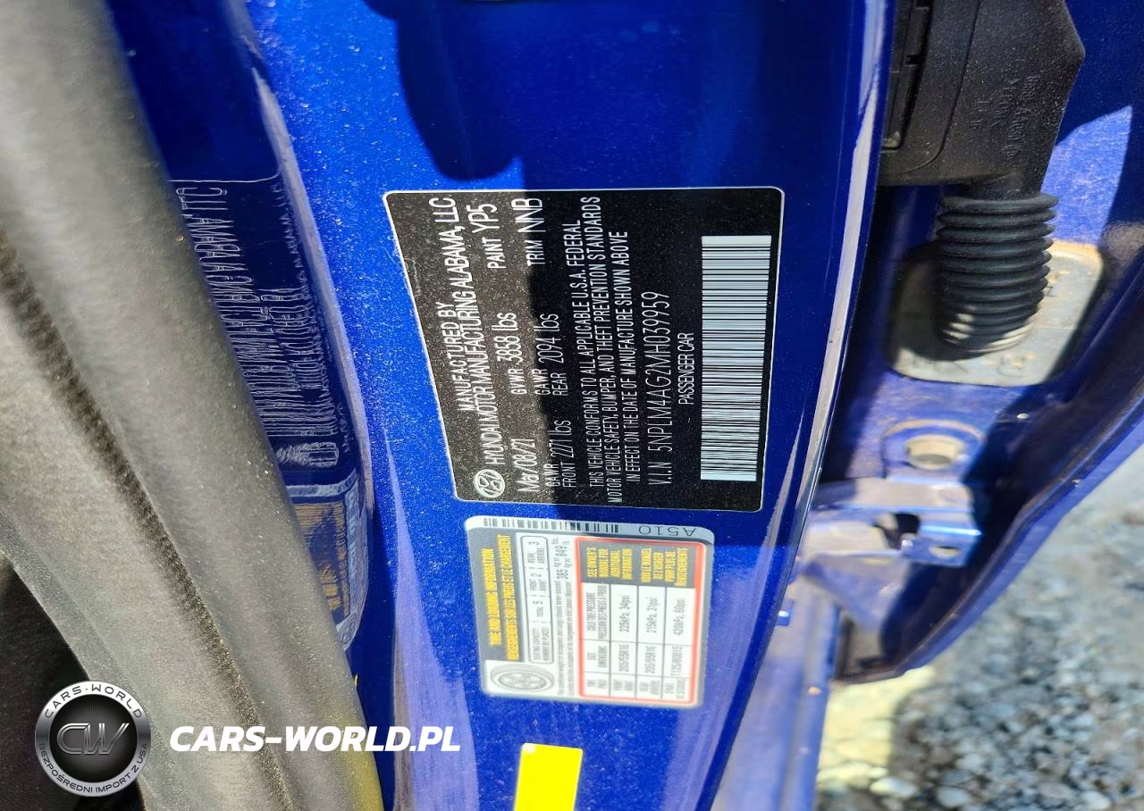 2021 Hyundai Elantra Sel VIN:5NPLM4AG2MH039959 - 13