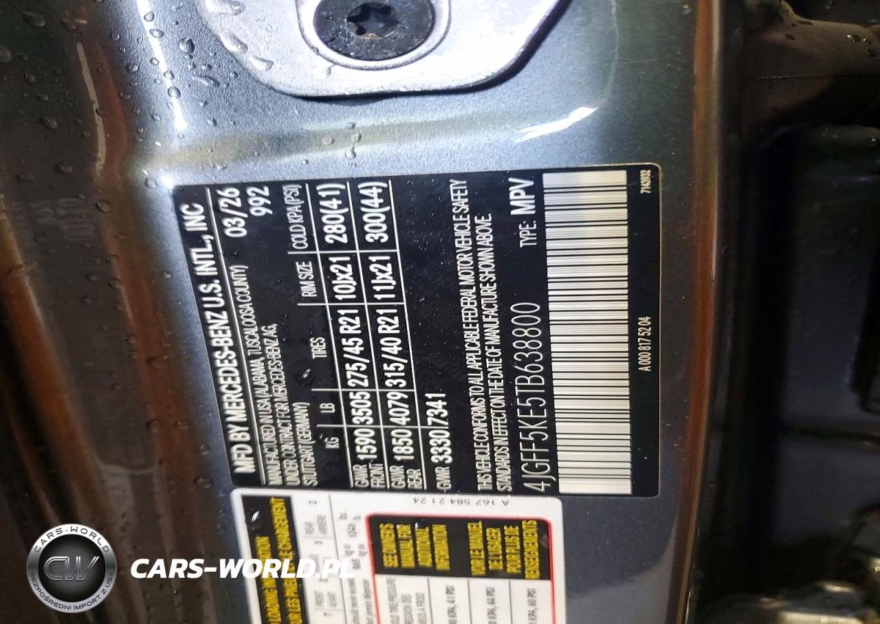 2026 Mercedes-Benz Gls 450 4Matic VIN:4JGFF5KE5TB638800 - 14