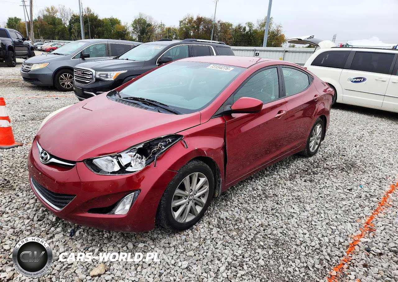 2015 Hyundai Elantra Se VIN:5NPDH4AE4FH587441 - 1