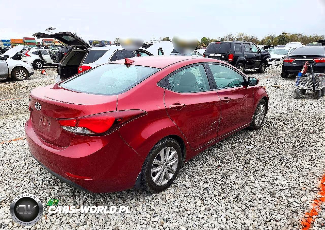 2015 Hyundai Elantra Se VIN:5NPDH4AE4FH587441 - 3