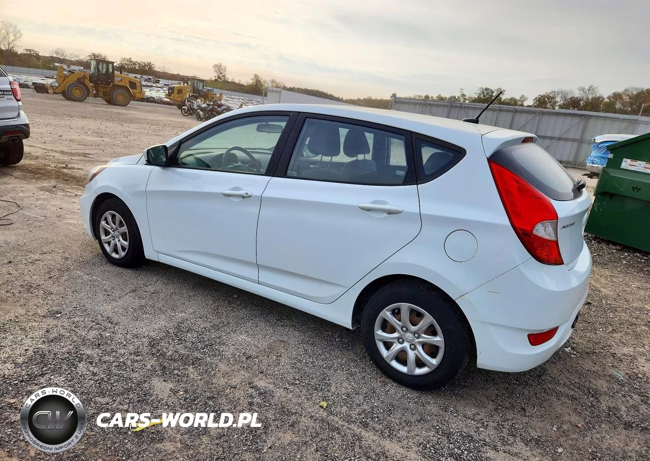 2013 Hyundai Accent Gs VIN:KMHCT5AE4DU092204 - 2