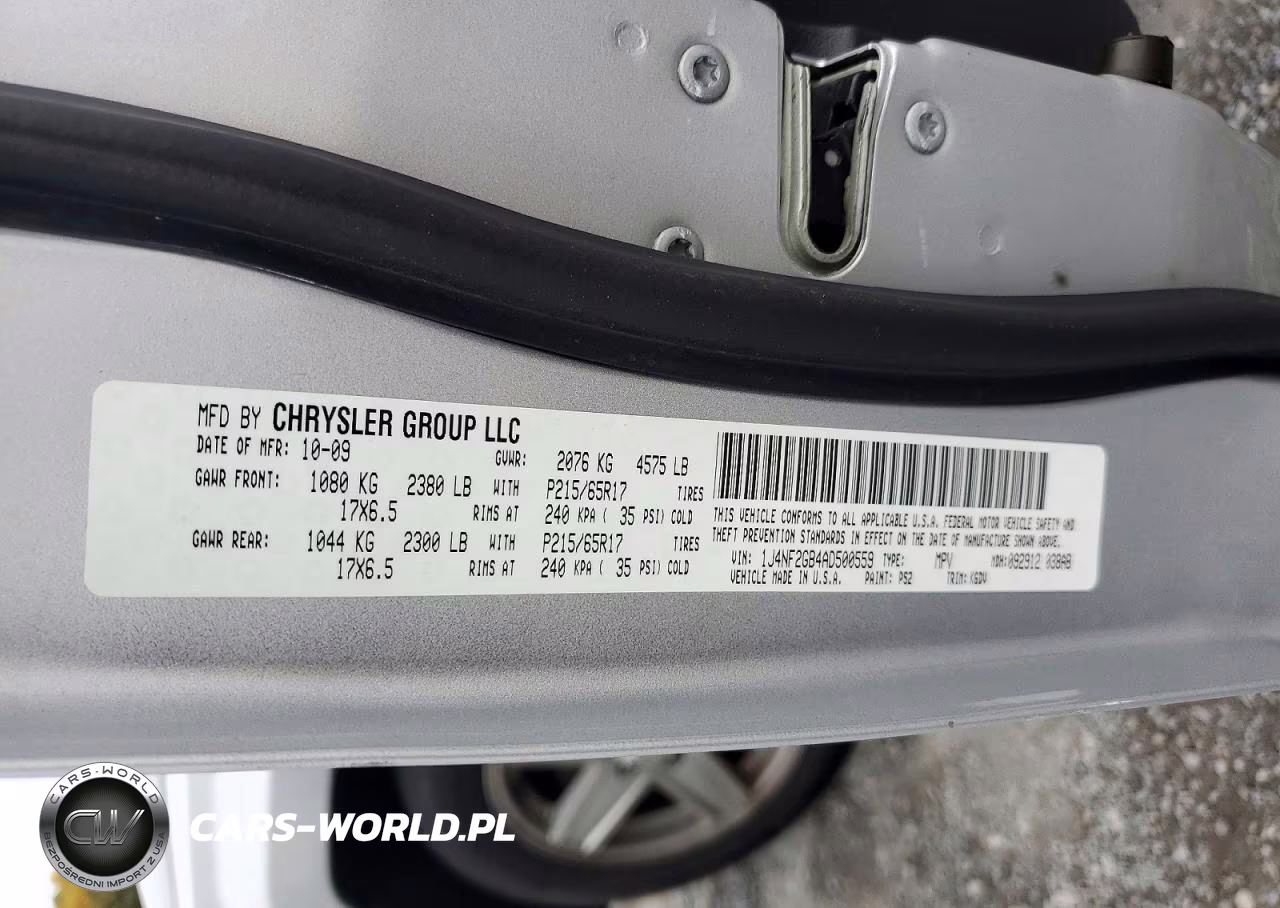 2010 Jeep Patriot Sport VIN:1J4NF2GB4AD500559 - 13