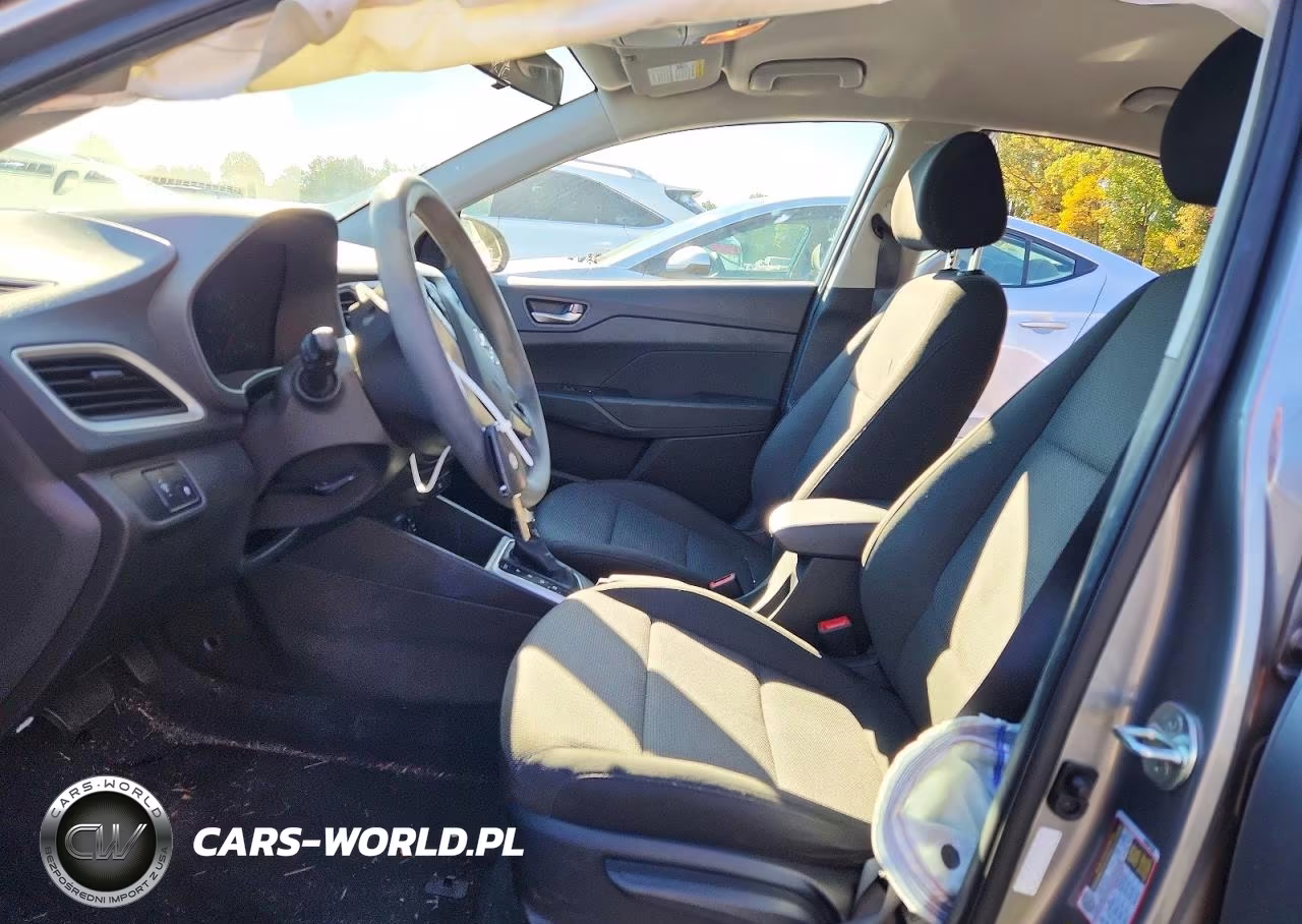2022 Hyundai Accent Sel VIN:3KPC24A63NE176699 - 7