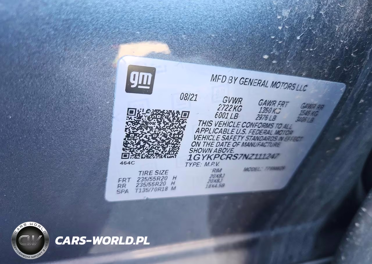 2022 Cadillac Xt6 Premium Luxury VIN:1GYKPCRS7NZ111247 - 13